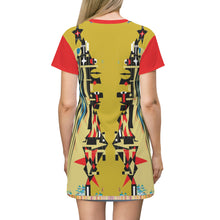 Load image into Gallery viewer, All Over Print T-Shirt Dress