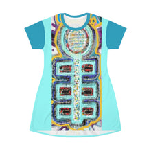 Load image into Gallery viewer, All Over Print T-Shirt Dress