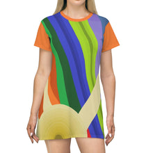 Load image into Gallery viewer, All Over Print T-Shirt Dress