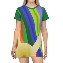 Load image into Gallery viewer, All Over Print T-Shirt Dress