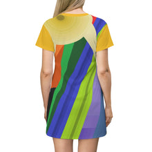 Load image into Gallery viewer, All Over Print T-Shirt Dress