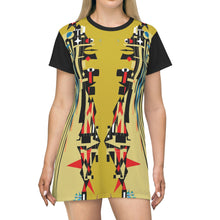 Load image into Gallery viewer, All Over Print T-Shirt Dress