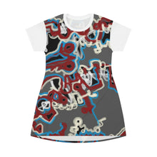 Load image into Gallery viewer, All Over Print T-Shirt Dress