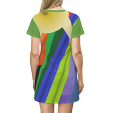 Load image into Gallery viewer, All Over Print T-Shirt Dress