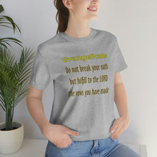 Load image into Gallery viewer, Unisex Jersey Short Sleeve Tee