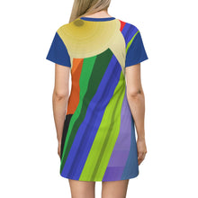 Load image into Gallery viewer, All Over Print T-Shirt Dress