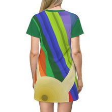 Load image into Gallery viewer, All Over Print T-Shirt Dress