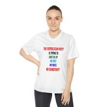 Load image into Gallery viewer, Women's Performance V-Neck T-Shirt