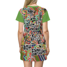 Load image into Gallery viewer, All Over Print T-Shirt Dress