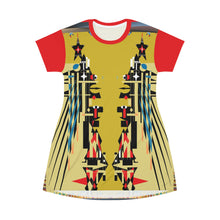 Load image into Gallery viewer, All Over Print T-Shirt Dress
