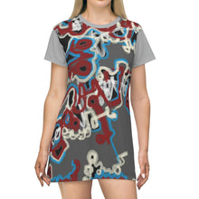Load image into Gallery viewer, All Over Print T-Shirt Dress