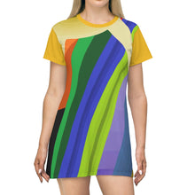 Load image into Gallery viewer, All Over Print T-Shirt Dress