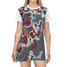 Load image into Gallery viewer, All Over Print T-Shirt Dress