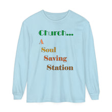 Load image into Gallery viewer, Unisex Garment-dyed Long Sleeve T-Shirt
