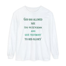 Load image into Gallery viewer, Unisex Garment-dyed Long Sleeve T-Shirt
