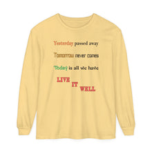Load image into Gallery viewer, Unisex Garment-dyed Long Sleeve T-Shirt
