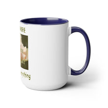 Load image into Gallery viewer, Two-Tone Coffee Mugs, 15oz

