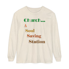 Load image into Gallery viewer, Unisex Garment-dyed Long Sleeve T-Shirt
