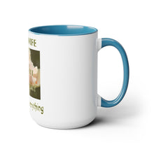 Load image into Gallery viewer, Two-Tone Coffee Mugs, 15oz
