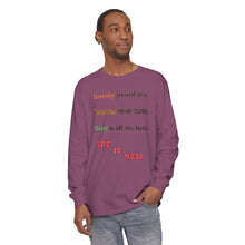 Load image into Gallery viewer, Unisex Garment-dyed Long Sleeve T-Shirt
