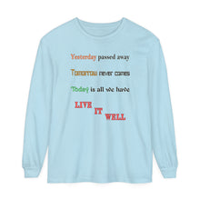 Load image into Gallery viewer, Unisex Garment-dyed Long Sleeve T-Shirt
