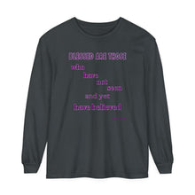 Load image into Gallery viewer, Unisex Garment-dyed Long Sleeve T-Shirt
