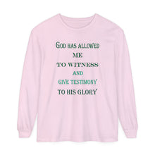 Load image into Gallery viewer, Unisex Garment-dyed Long Sleeve T-Shirt
