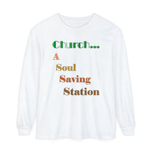Load image into Gallery viewer, Unisex Garment-dyed Long Sleeve T-Shirt
