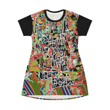 Load image into Gallery viewer, All Over Print T-Shirt Dress
