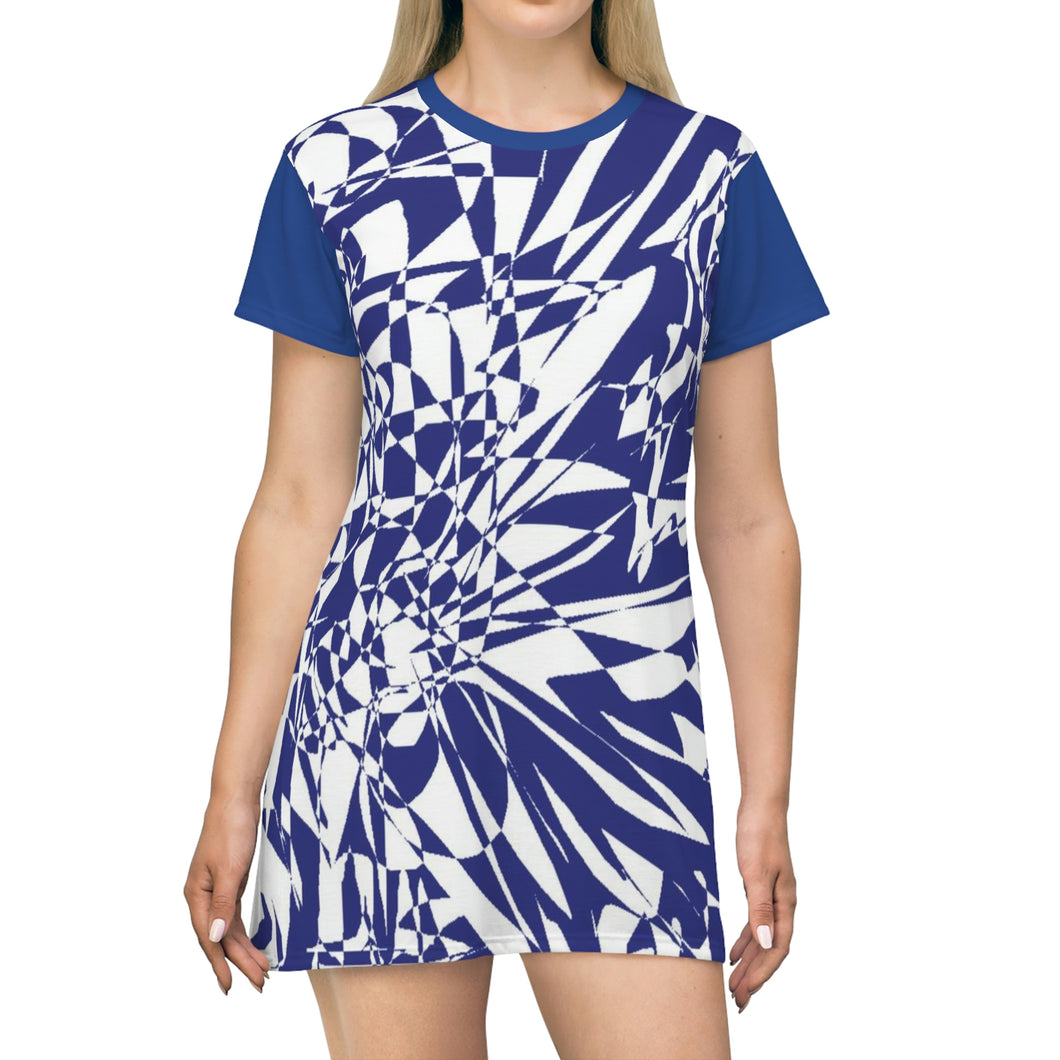 All Over Print T-Shirt Dress