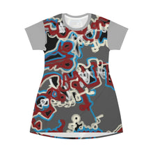 Load image into Gallery viewer, All Over Print T-Shirt Dress
