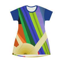 Load image into Gallery viewer, All Over Print T-Shirt Dress
